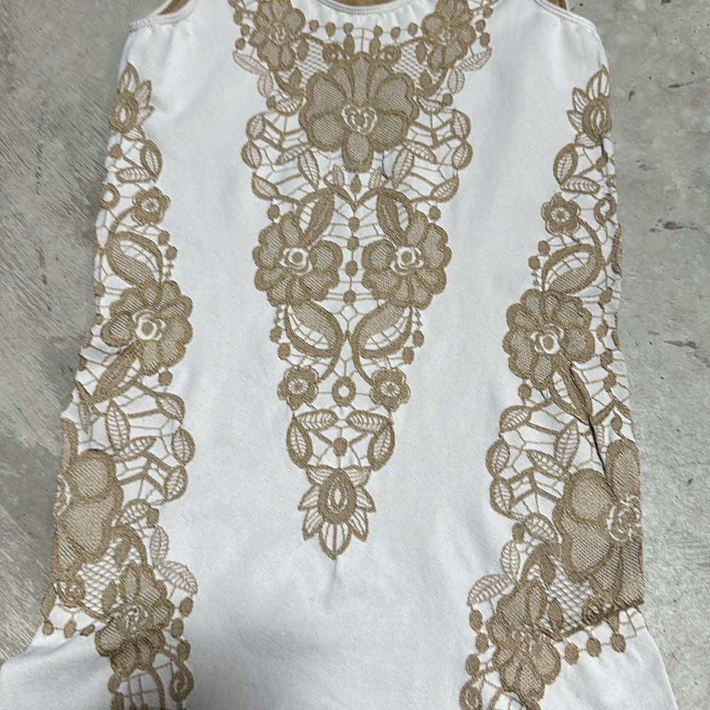 Soho Girls |‎ Tops | Gold and Tan Tank Top / OS fits all - Picture 3 of 7